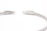 Diamond Flex Bangle Bracelet - 14k White Gold - 0.60ctw