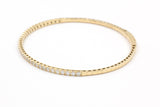 Diamond Flex Bangle Bracelet - 14k Yellow Gold - 1.00ctw
