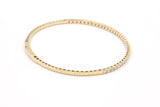 Diamond Flex Bangle Bracelet - 14k Yellow Gold - 1.00ctw