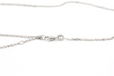 Diamond and Ruby Cross Pendant-Necklace - 14k White Gold