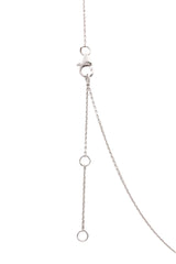 Diamond Star Necklace - 14k Two Tone Gold - 0.08ctw