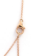 Diamond Clover Station Necklace - 14k Rose Gold - 0.31ctw