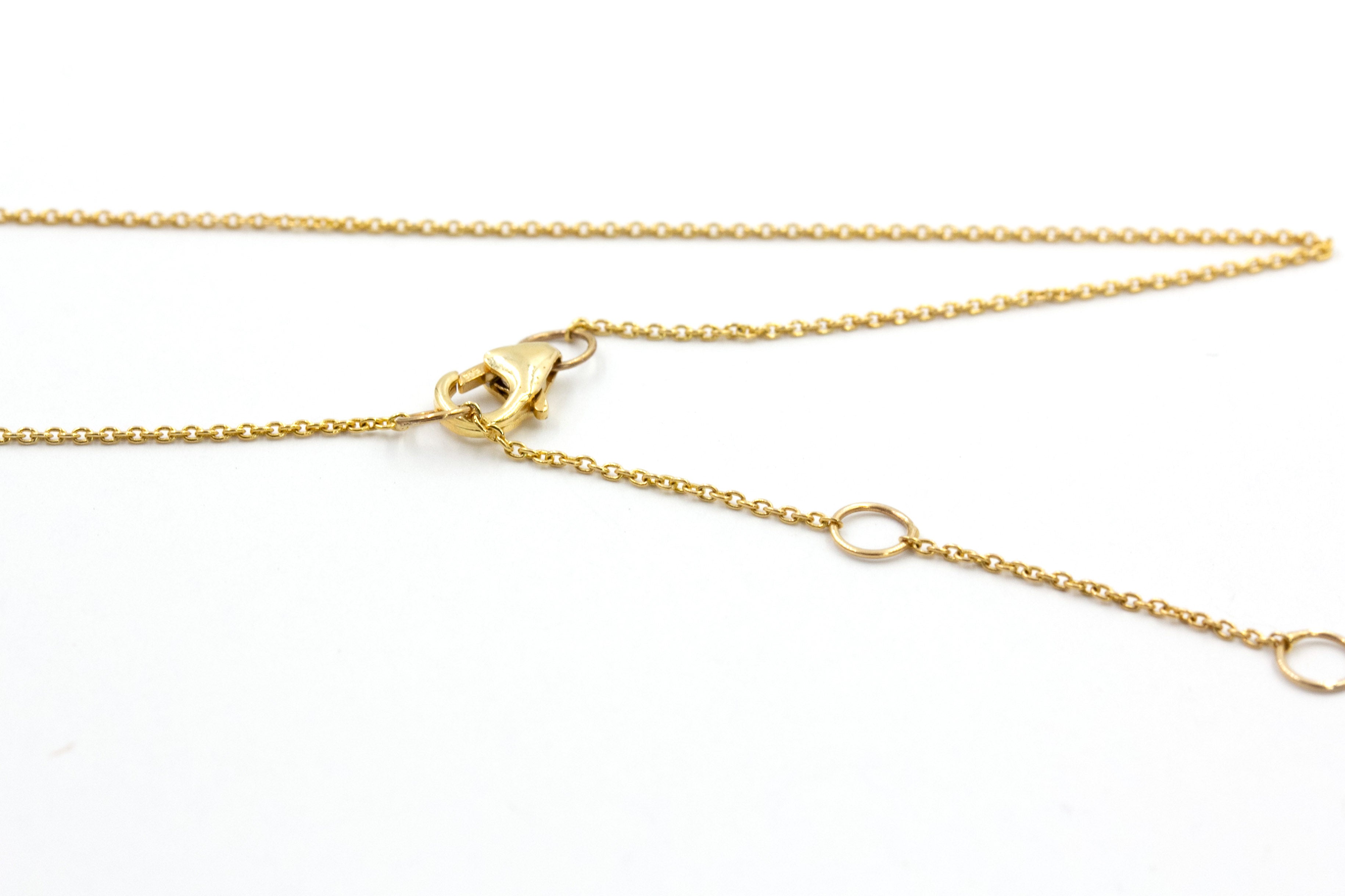 Diamond and Sapphire Statement Necklace - 14k Yellow Gold - 3.90ctw
