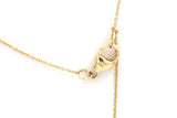 Malachite Clover Pendant Necklace - 14k Yellow Gold