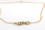 Carabiner Link Necklace - 10k Yellow Gold
