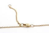 Diamond and Malachite Clover Pendant Necklace - 14k Yellow Gold - 0.21ctw