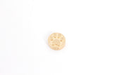 Paw Print Dainty Chain Necklace - 14k Yellow Gold