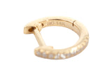 Diamond Huggies - 14k Yellow Gold - 11mm - 0.07ctw