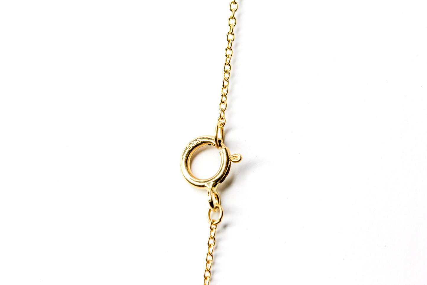 Dainty Bezel Drop Necklace