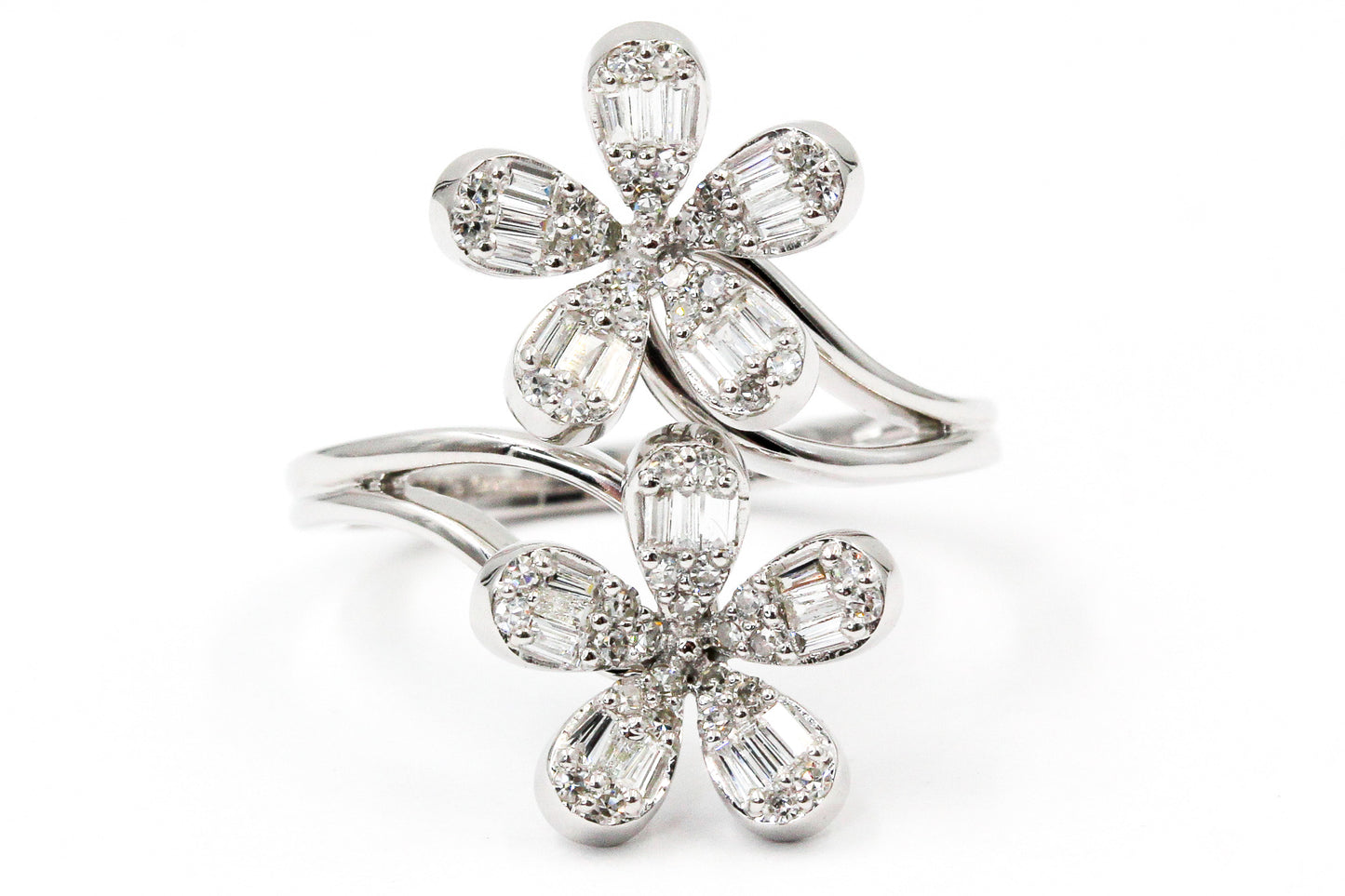 Diamond Flower Ring