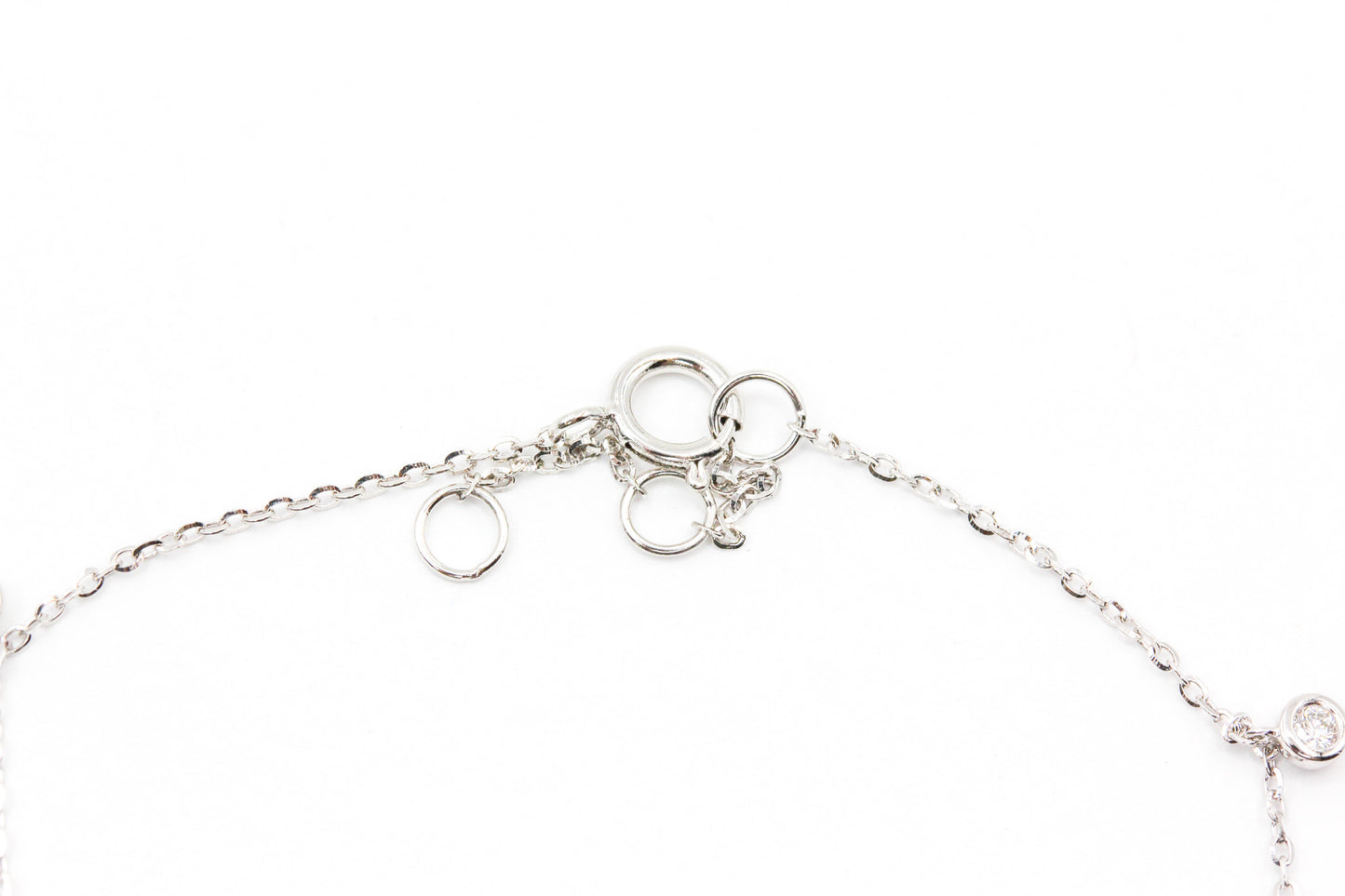 Diamond Drop Station Bracelet