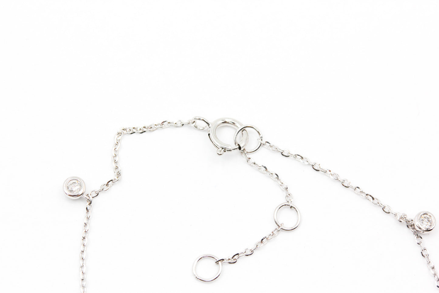 Diamond Drop Station Bracelet