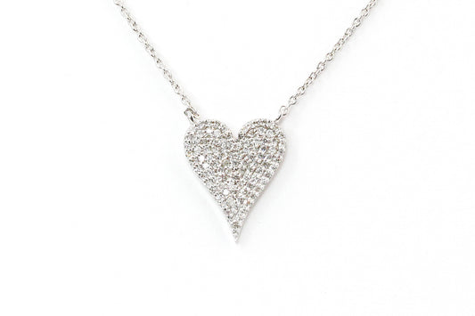 Pavé Heart Necklace