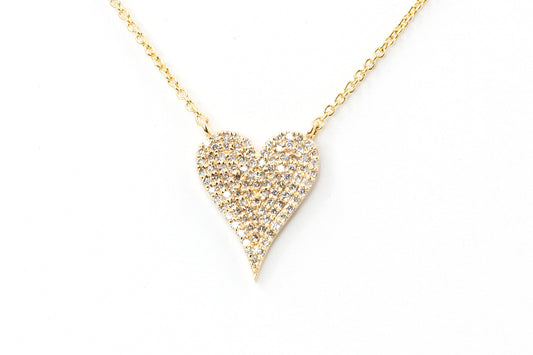 Pavé Heart Necklace