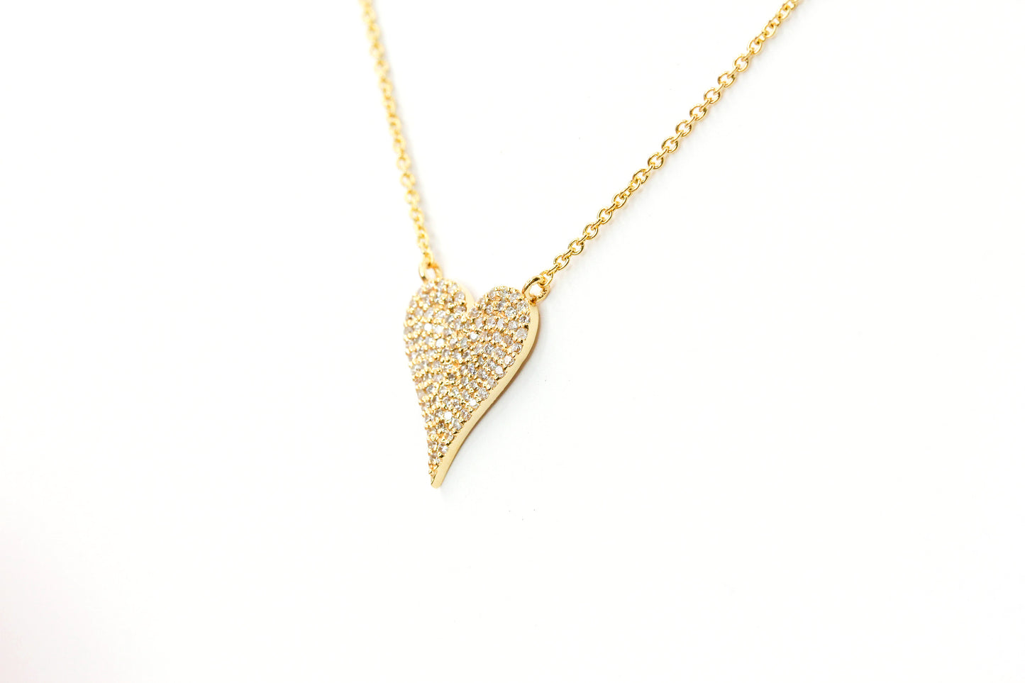 Pavé Heart Necklace