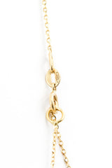 Marquise Diamond Drop Necklace - 14k Yellow Gold - 0.14ctw