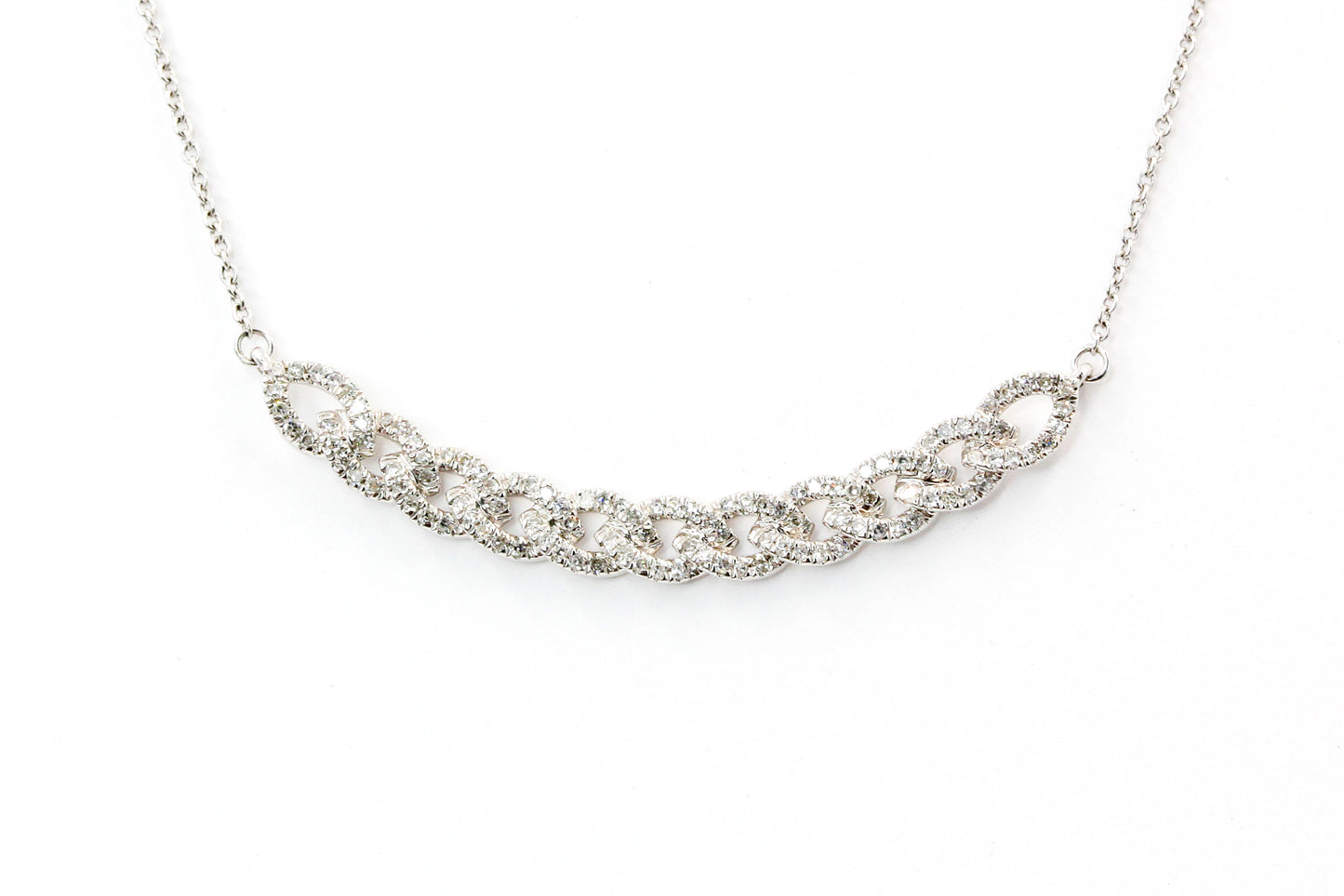 Diamond Chain Link Necklace