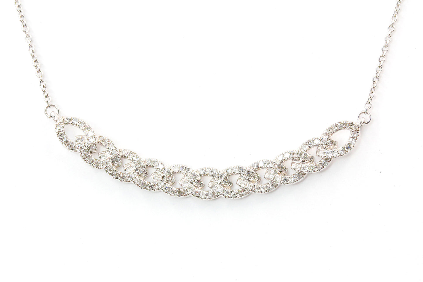 Diamond Chain Link Necklace