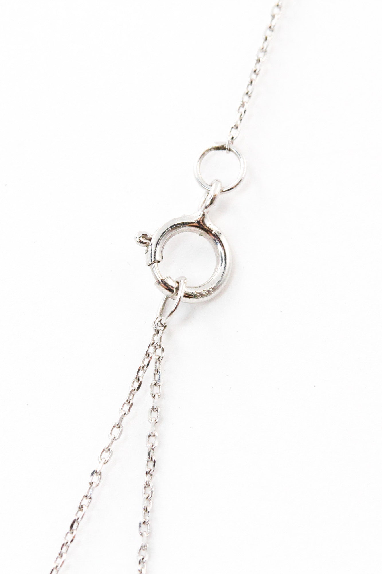 Diamond Cluster Station Necklace