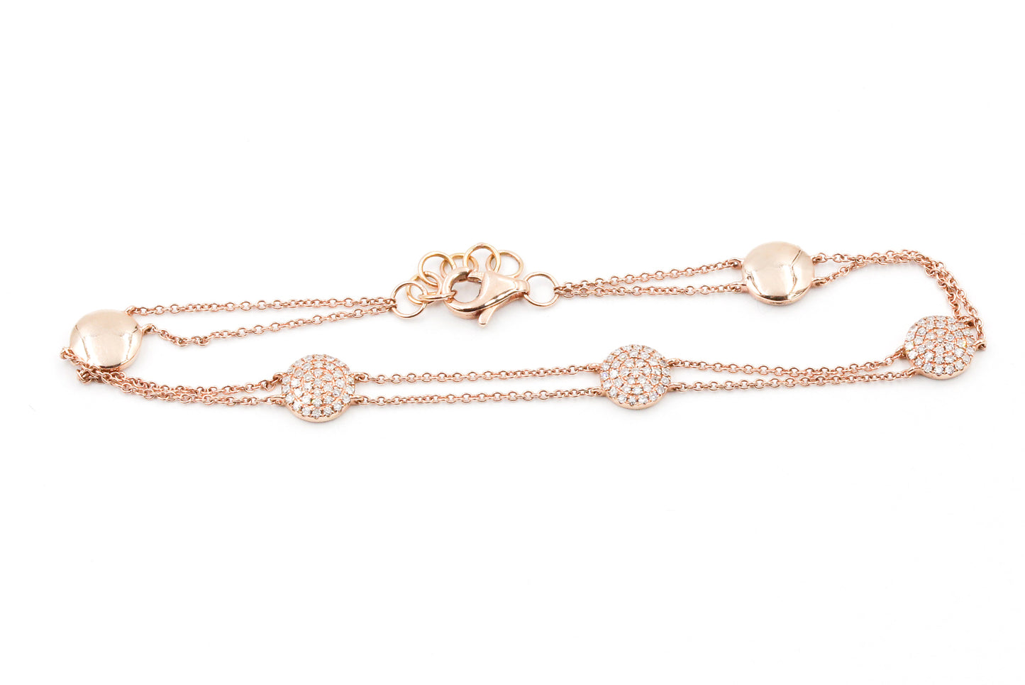 Diamond Cluster Station Bracelet