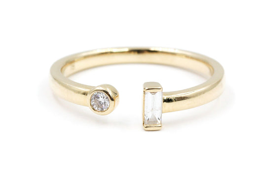 Diamond Open Ring