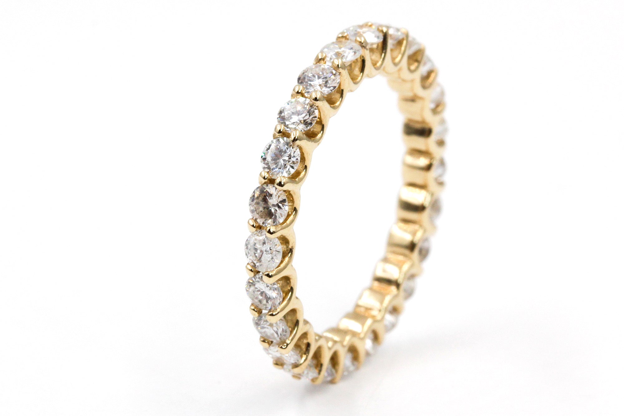 Diamond Eternity Band - 14k Yellow Gold - 1.44ctw