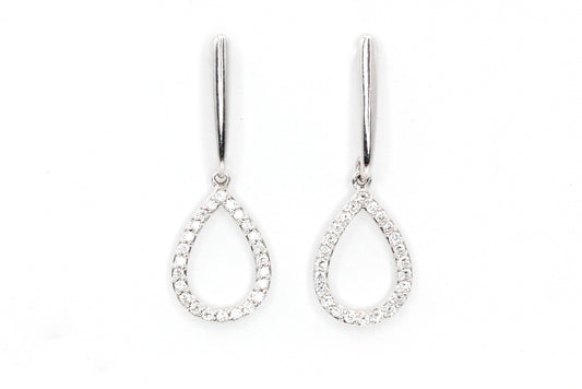 Diamond Teardrop Earrings