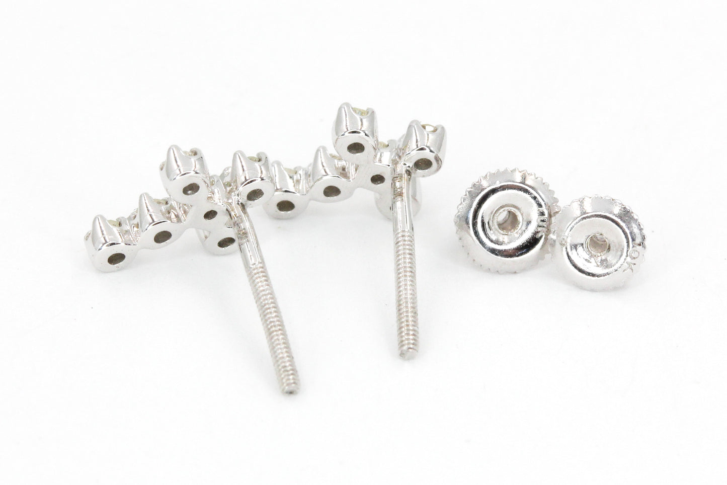 Diamond Cross Studs