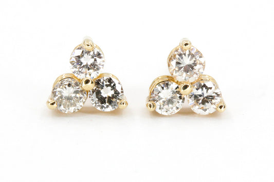 Diamond Cluster Studs