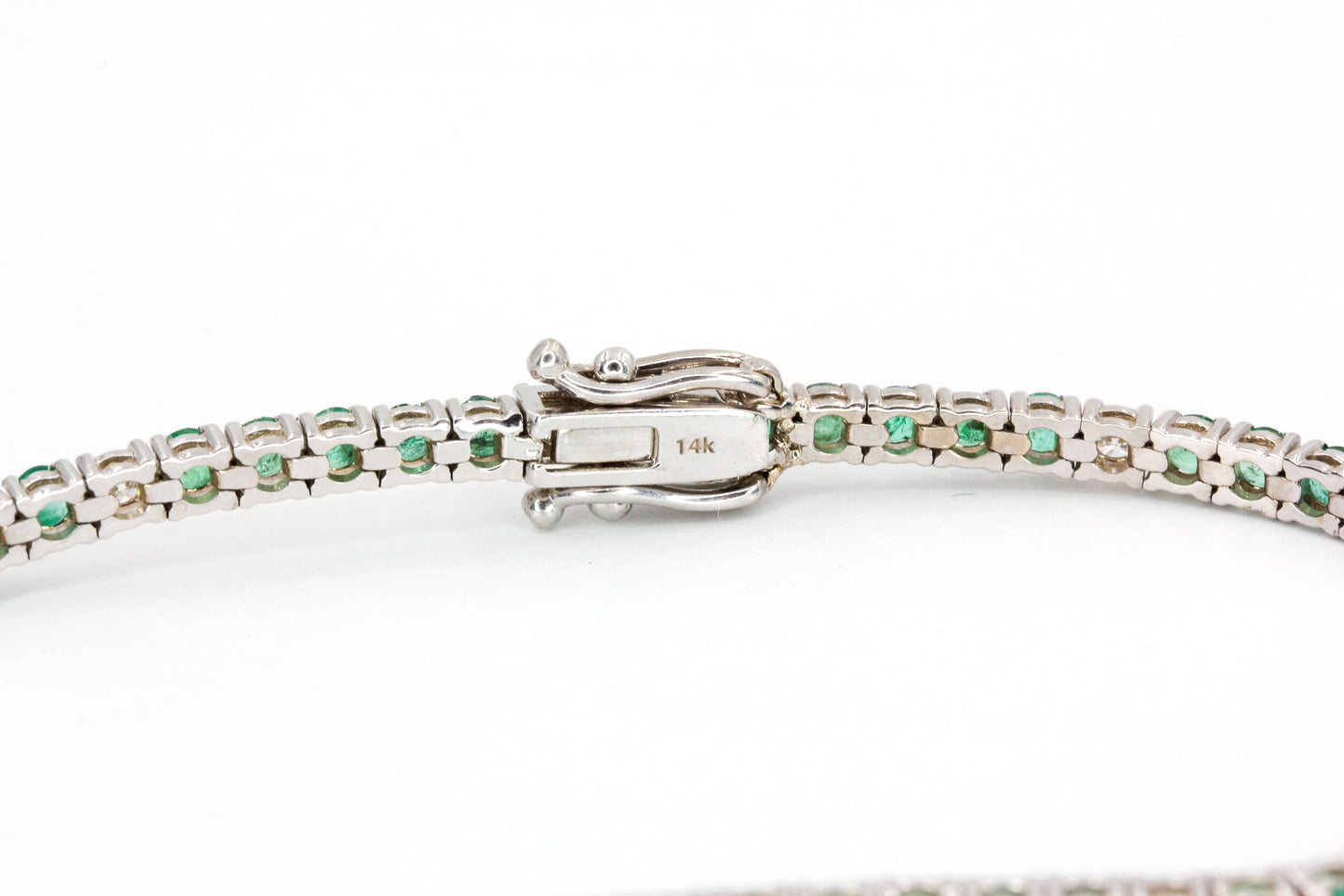 Emerald, Diamond Bracelet