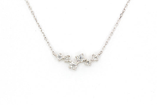 Scattered Diamond Necklace