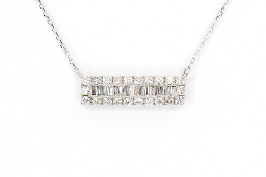 Baguette Bar Necklace