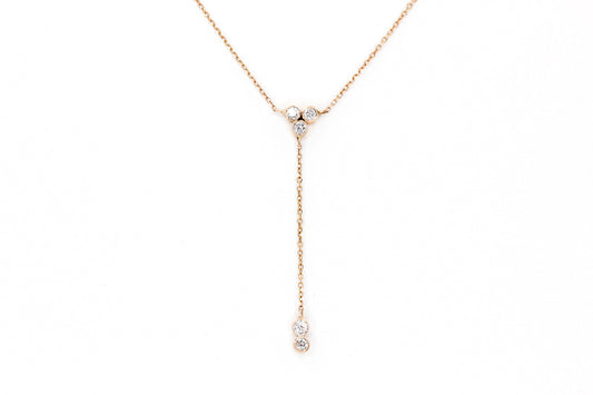 Diamond Lariat Necklace