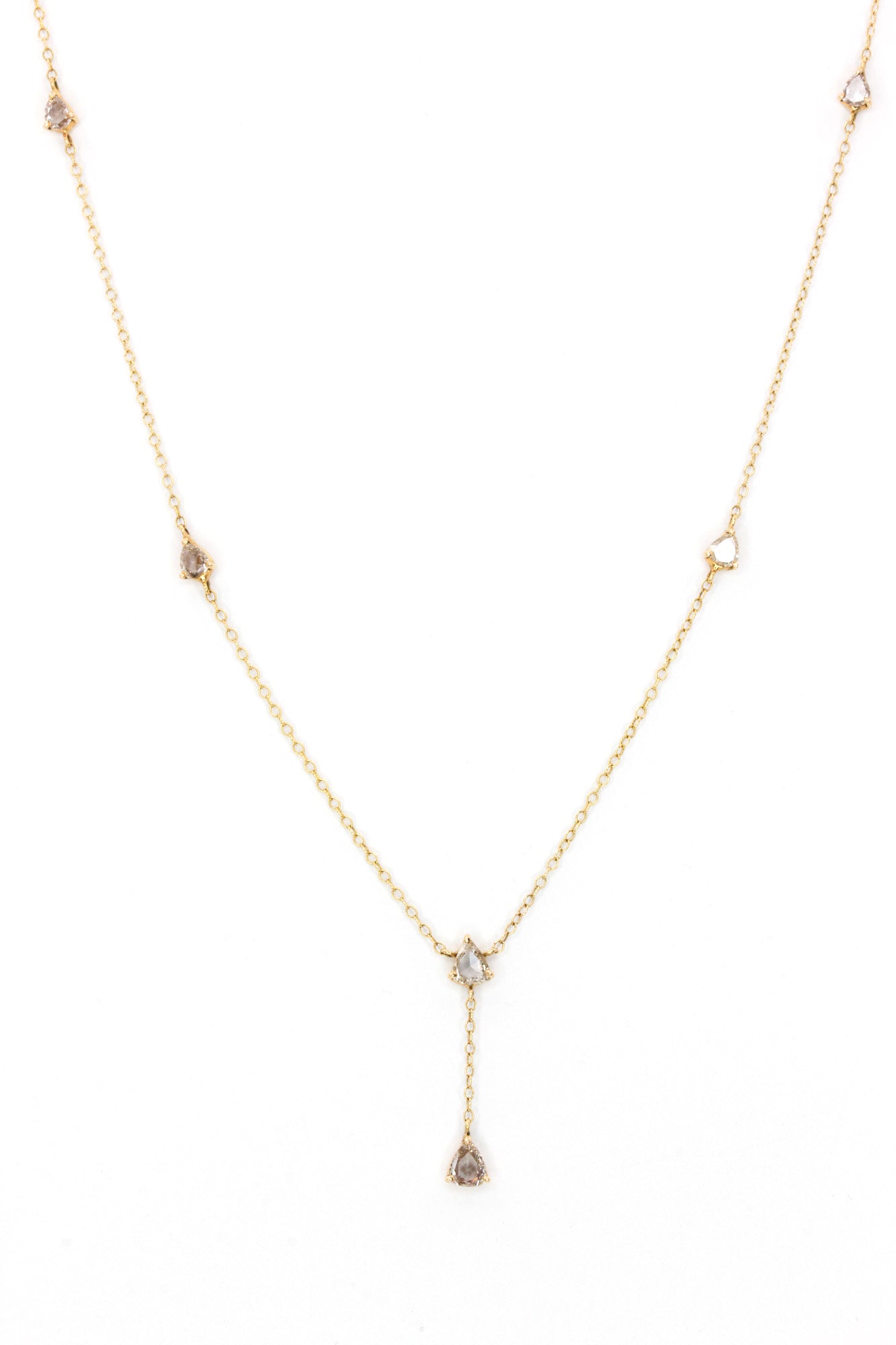 Diamond Lariat Necklace