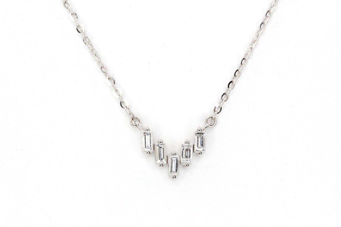 Baguette Layered Necklace