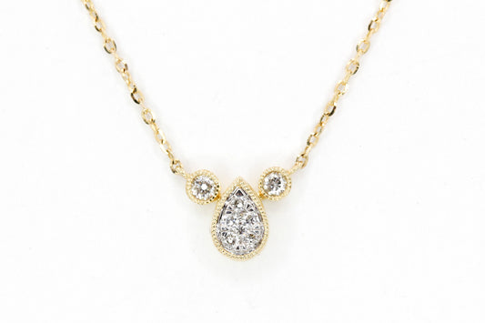 Diamond Teardrop Necklace