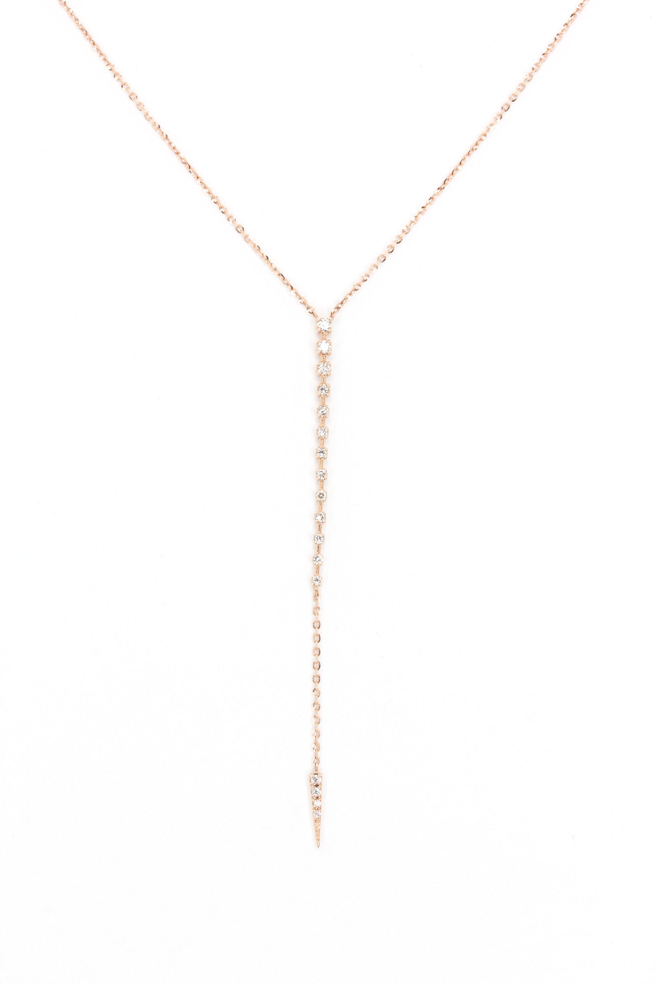 Diamond Lariat Necklace