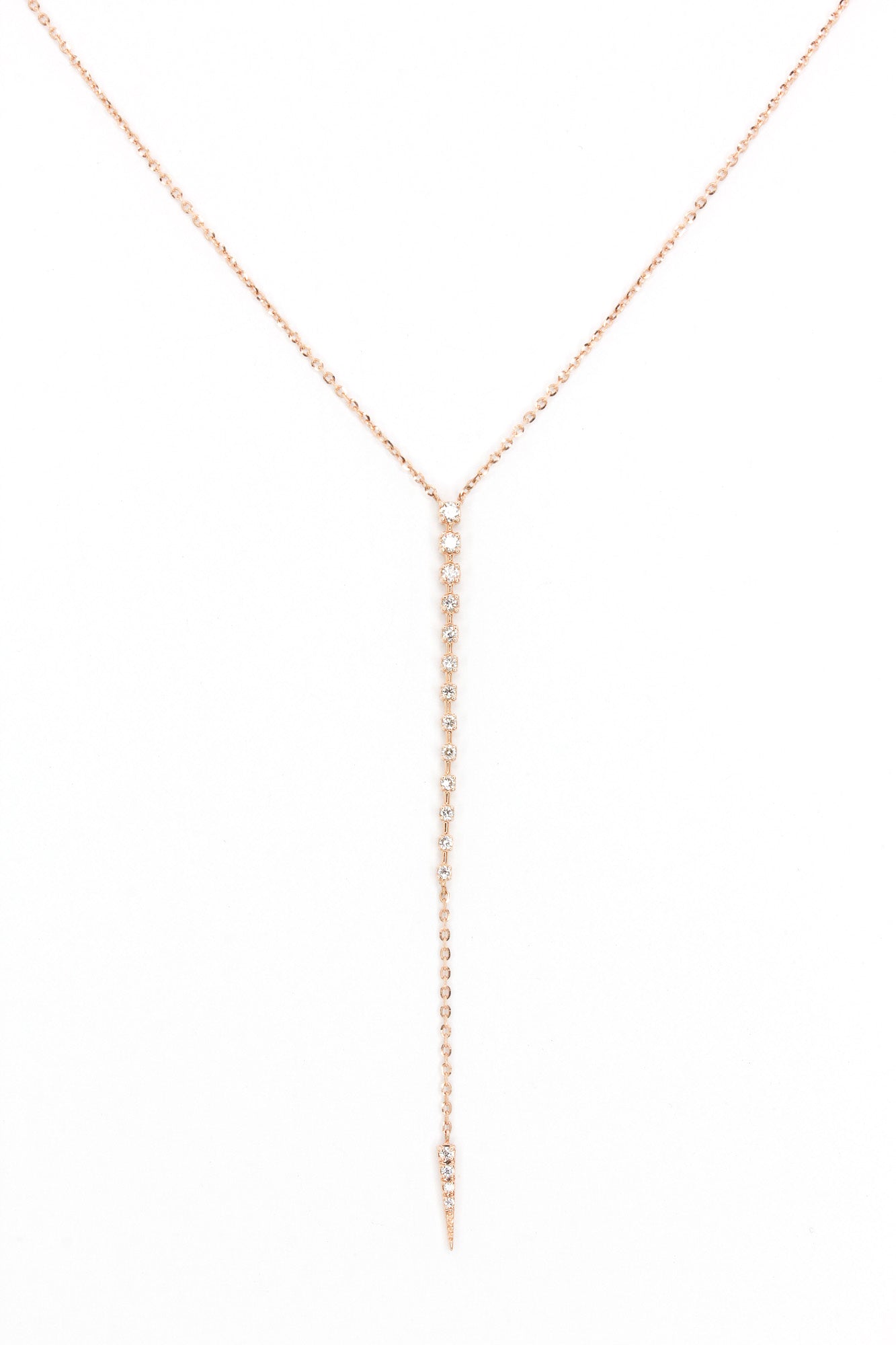 Diamond Lariat Necklace