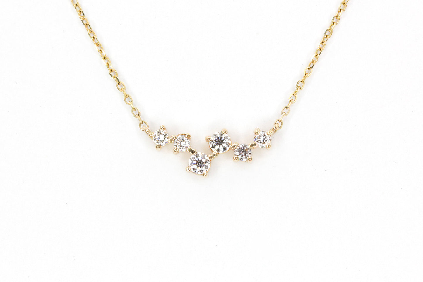 Scattered Diamond Necklace