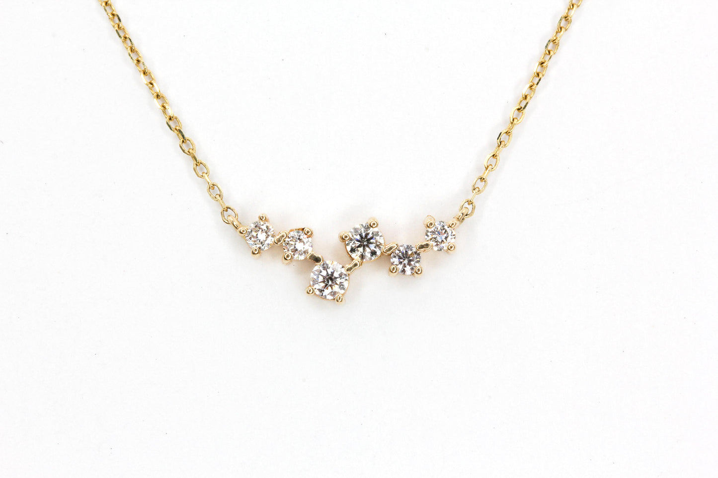 Scattered Diamond Necklace