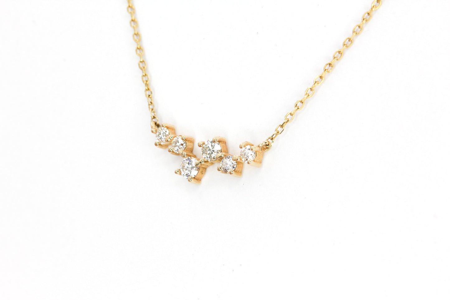 Scattered Diamond Necklace