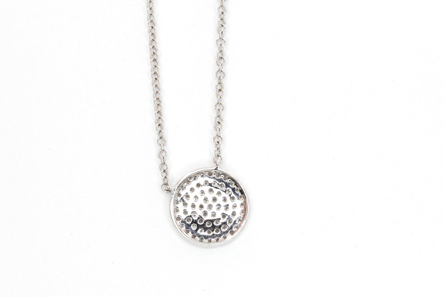 Diamond Disk Necklace