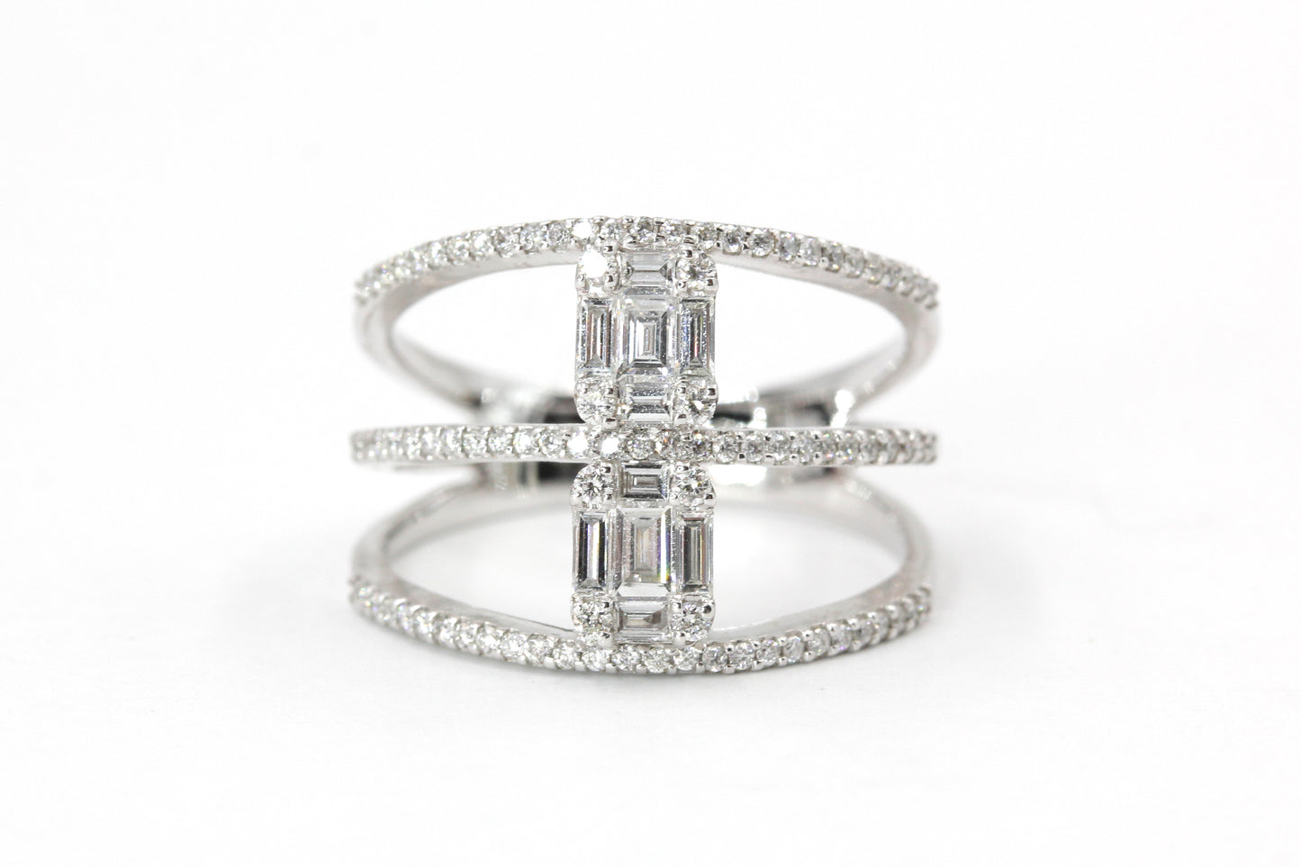 Diamond Stacked Fashion Ring