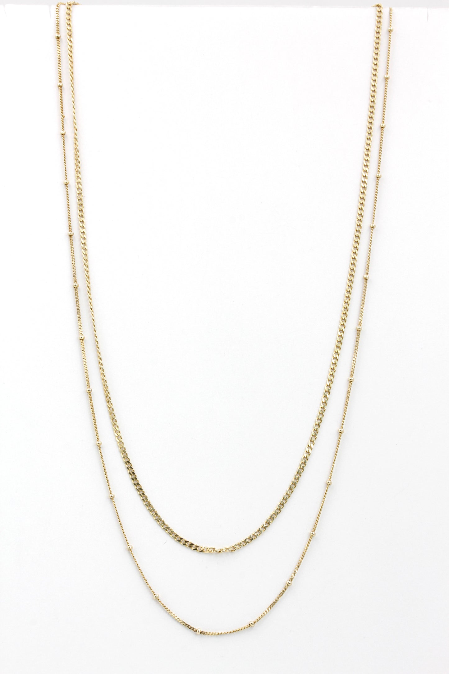 Double Layer Vermeil Necklace