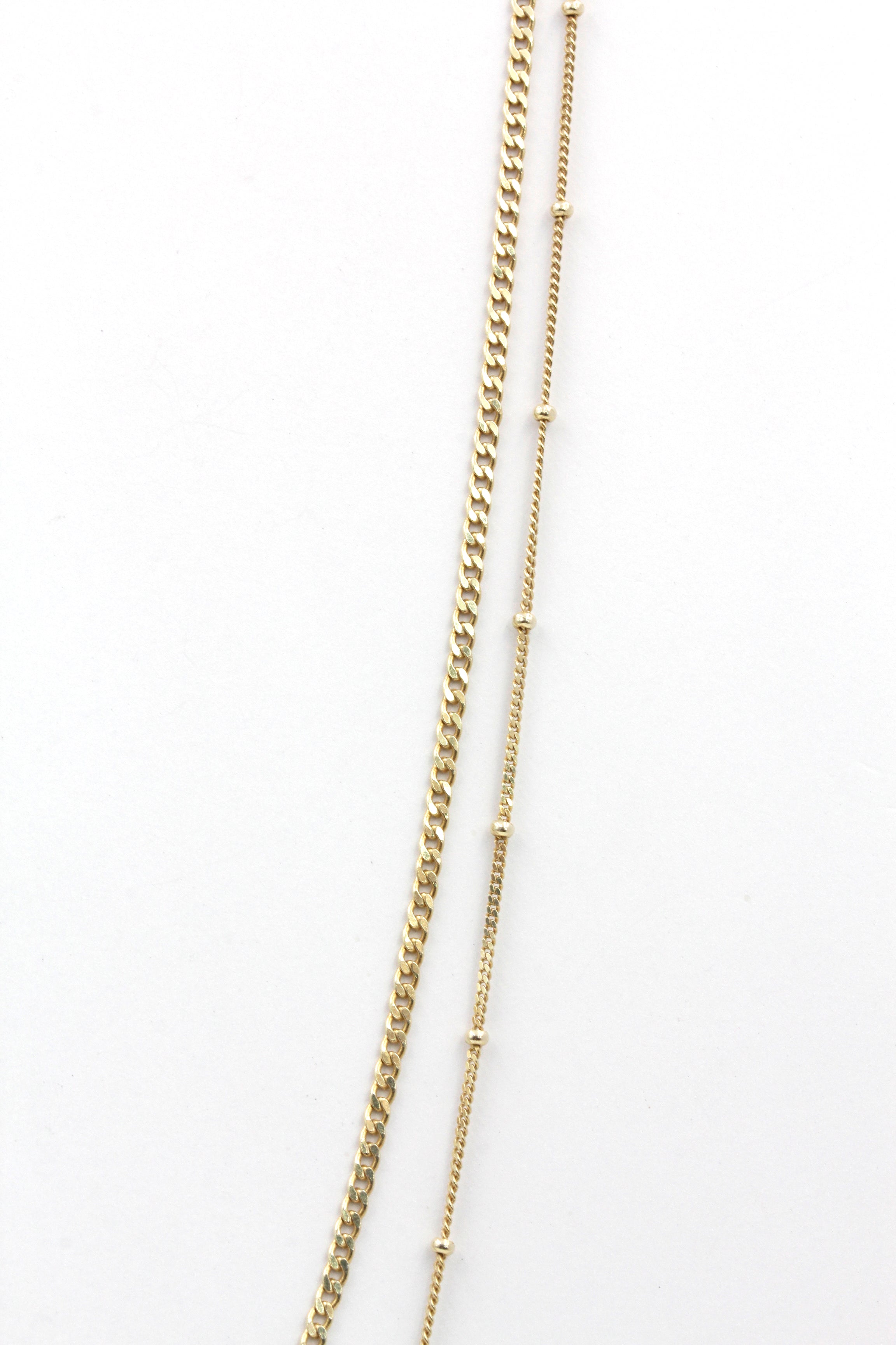 Double Layer Vermeil Necklace - Gold Plated Silver