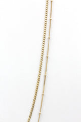 Double Layer Vermeil Necklace - Gold Plated Silver