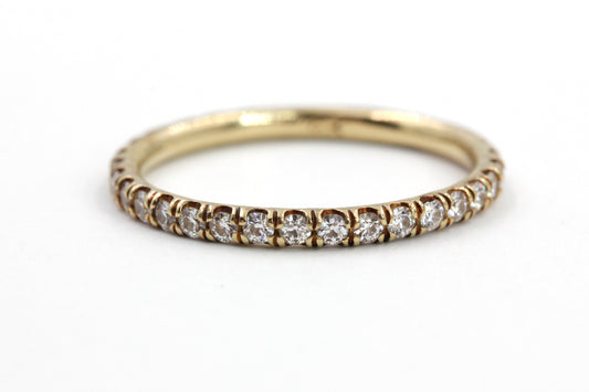 Moissanite Stackable Band