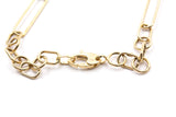 Fancy Link Chain Necklace - 14k Yellow Gold