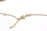 Clover Station Necklace - 14k Yellow Gold