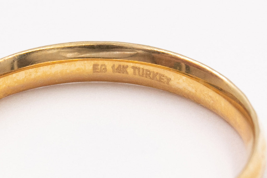 Stackable Gold Rings - 14k Yellow Gold